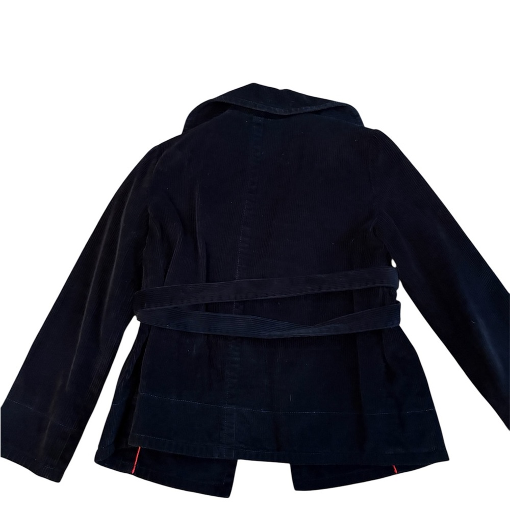 Marc Jacobs Black Corduroy Button-Front Blazer Jacket - Picture 5 of 5